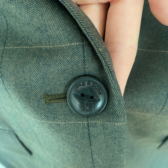 BRAND NEW: Rag & Bone Ames deconstructed check blazer - Picture 11 of 15